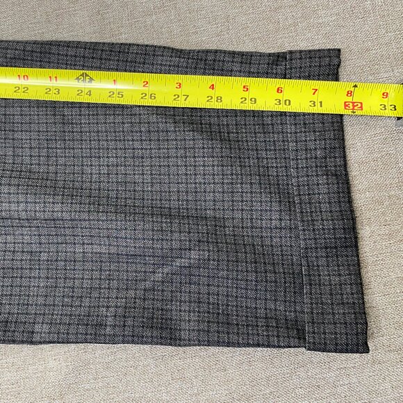 Ralph Ralph Lauren Dress Pants Men's 36 x 32 Black-ish Gray Geometric Office - Picture 11 of 13